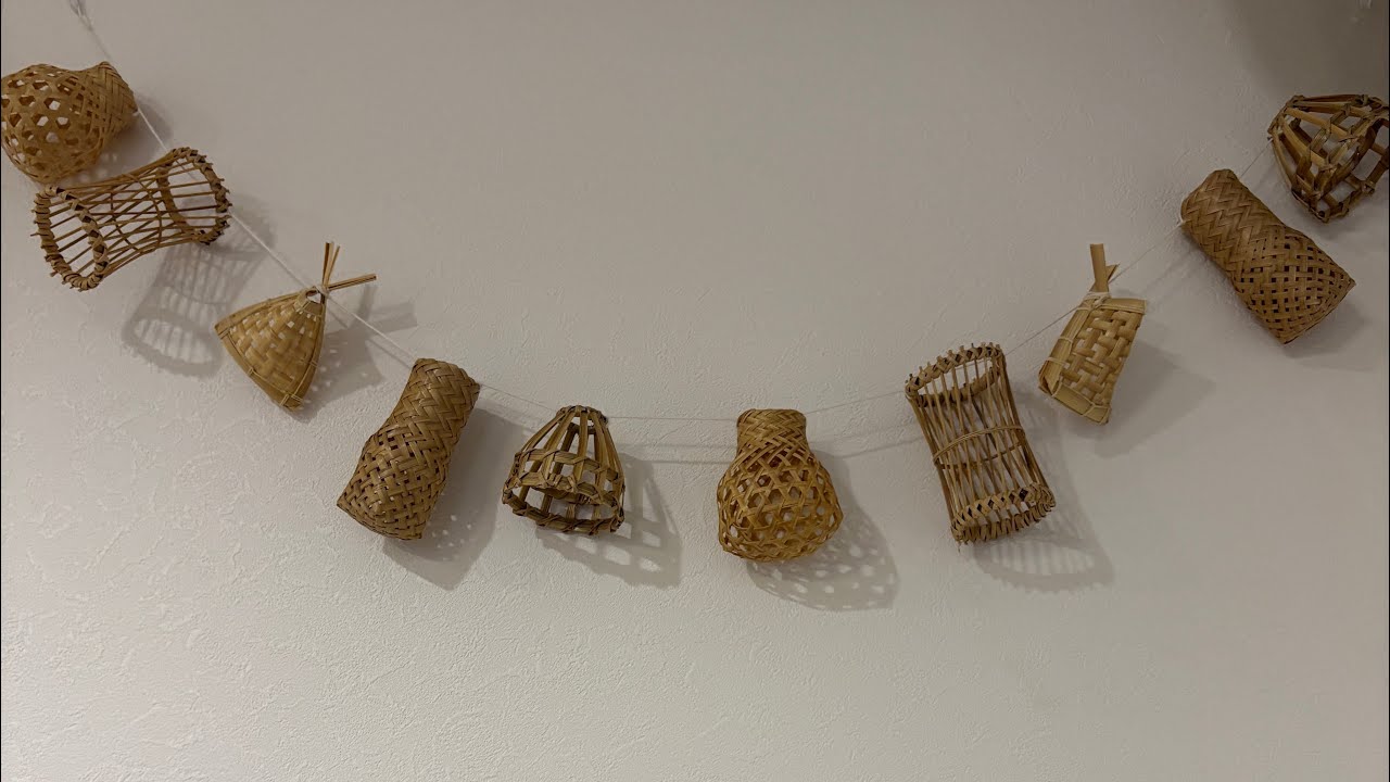 かごのガーランド購入しました/40代日常/北欧暮らしの道具店