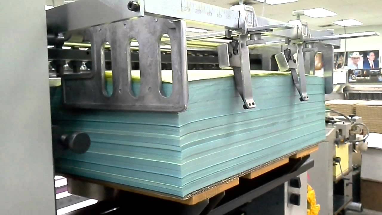 Two colors printing Numbering and Collating machine