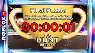 THE HUNT: ROBLOX 20 FINALE PUZZLE COUNTDOWN 🧩