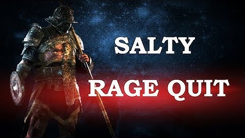 [For Honor] Unreal Deflect Salty Rage Quit - Gladiator Duels
