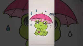 Cute Frog Coloring ASMR | Relaxing Marker Sounds 🐸✨