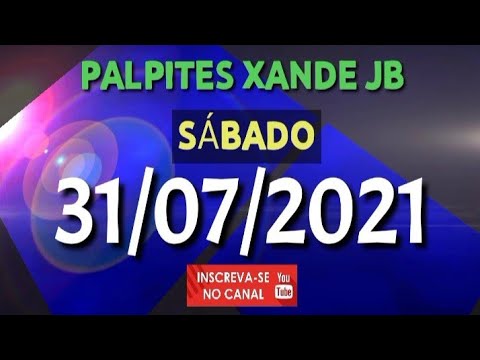 Palpite dia 31/07/2021 – JOGO DO BICHO TODAS AS LOTERIAS