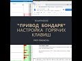 Настройка горячих клавиш в терминале CScalp Привод Бондаря