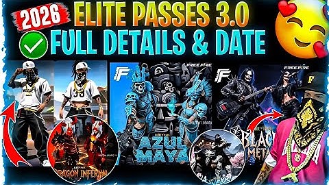 ELITE PASSES 3.0 IN FREE FIRE 2026 | ELITES PASS RETURN IN FREE FIRE | FREE FIRE NEW EVENT |FF EVENT