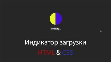 Индикатор загрузки используя HTML&CSS шаг за шагом || Loading indicator using HTML&CSS step by step