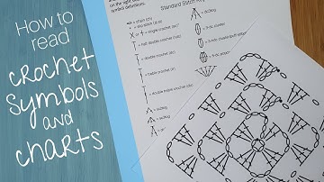 Reading crochet symbols and chart diagrams easily