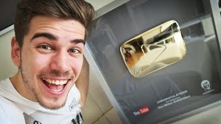 GOLD PLAY BUTTON UNBOXING │GOGOMANTV
