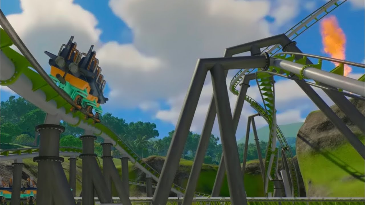 Rollercoaster Based on Minecraft 🧟‍♂️ 📦 - YouTube