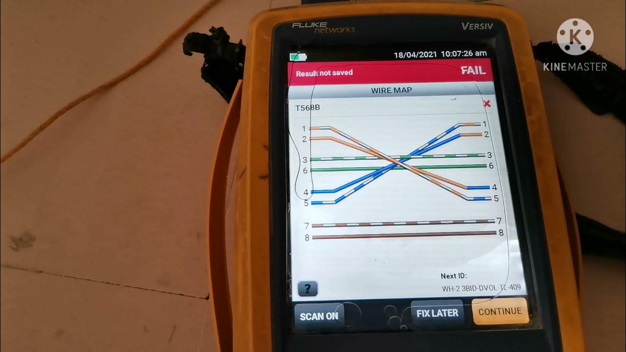 How to use and save result in fluke test network YouTube