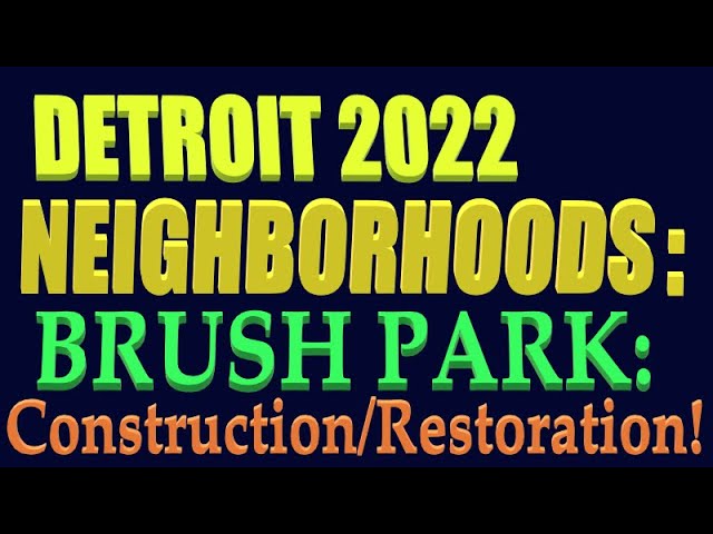 Brush Park Decay- Detroit, MI, Abandoned and caved in build…