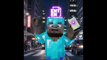 💎 Steve Finds the “End Portal” in the City! 😂 | Minecraft in Real Life