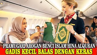 Download Lagu TERJADI DI DALAM PESAWAT❗Kesombongan Pramugari Ateis Dipatahkan Gadis Kecil—Langit Berubah Mencekam! MP3