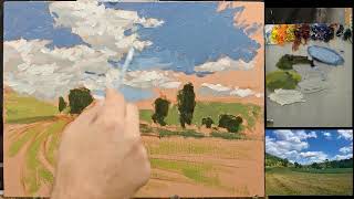 How to Paint an Impressionist Landscape | Full Oil Painting Tutorial Step by Step