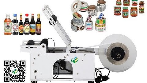 hand sanitizer bottle adhesive stiscker labeler round bottle jar tin wrap around labeling machines