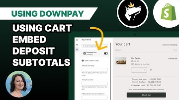 Shopify Cart Page: How to have a partial payment subtotals on your Shopify cart page
