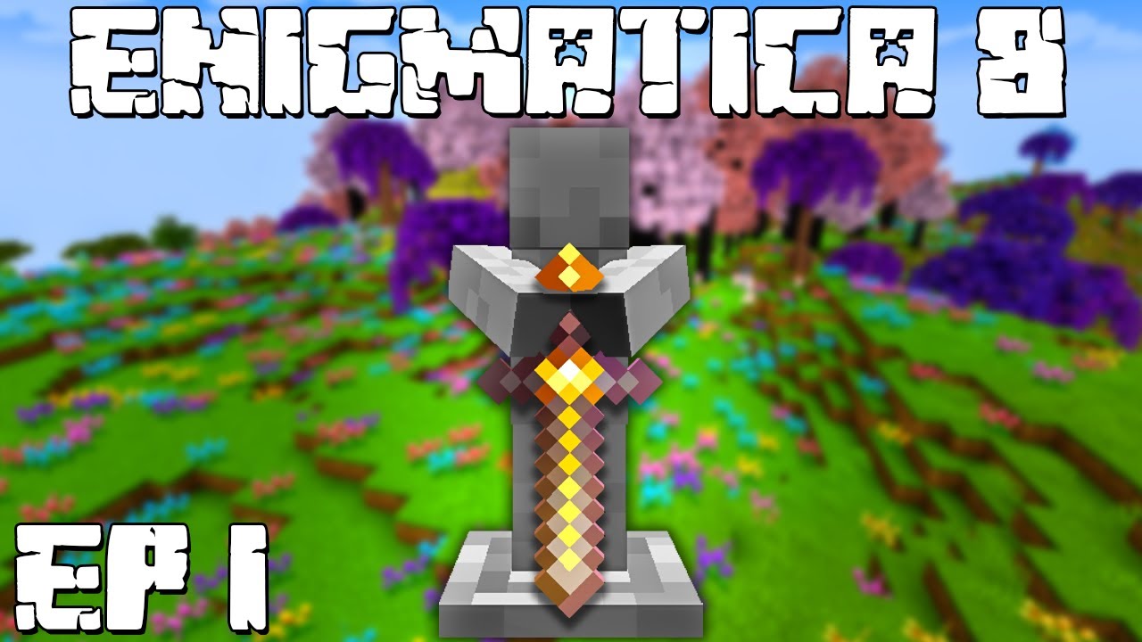 BEST MINECRAFT MODPACK?!  EP1 |  Minecraft Enigmatic 8 [Modded 1.18.2 Questing Modpack]
