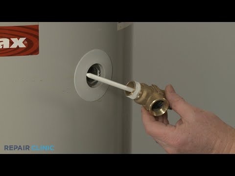View Video: AO Smith Gas Water Heater Temperature & Pressure Relief Valve Replacement 100108279