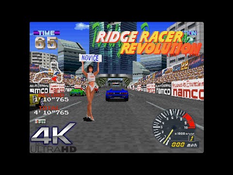 PS1 LONGPLAY - RIDGE RACER REVOLUTION (4K 60FPS)