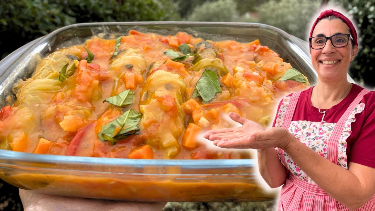 Salsichas Frescas Enroladas em Couve Lombarda, mais fácil do que pensa!