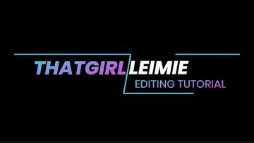 Dope Lower Third In Alight Motion | Using Mobile Phone | Kinemaster | Tutorial by ThatGirlLeimie