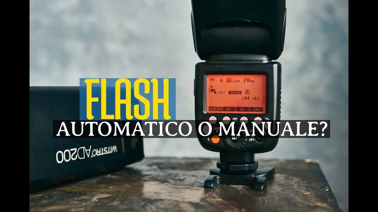 Flash TTL automatico o manuale? Quale scegliere! Consigli di fotografia