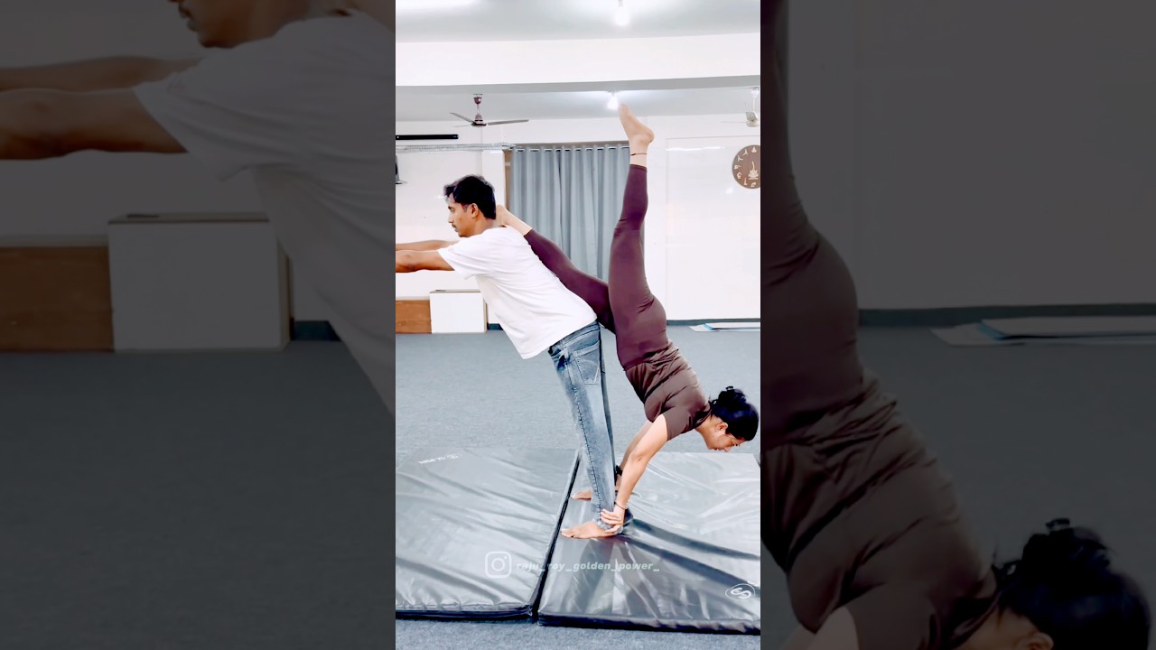 Acro Balance #acro #acroyoga #acrobatics #balance #partner #challenge #trending #newsong #flip