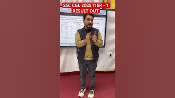 SSC CGL 2025 TIER -I RESULT OUT | SSC CGL 2025 TIER 1 RESULT | VIKRAMJEET SIR #ssc #ssccgl2025