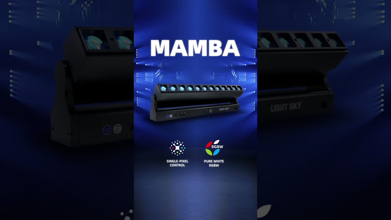 🔥 MAMBA – LED Moving Bar Beam Wash 🔥 