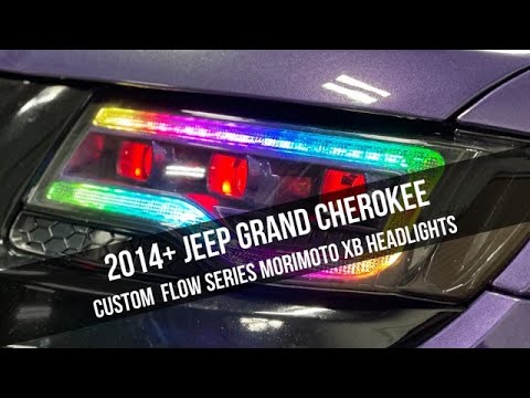 Unveiling the Brand New Jeep Grand Cherokee Custom Morimoto XB Headlights! - video from Lightingtrendz