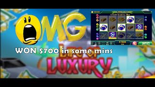 LIFE  OF LUXURY - OMG!! I just won $700 in some minutes just by playing LIFE OF LUXURY. WATCH NOW