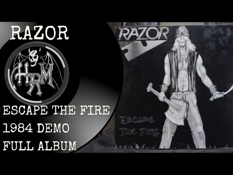 Razor Escape The Fire 1984 Demo (Full Album) Canadian Thrash Metal Band