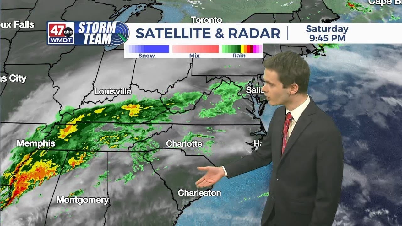 Two Rounds of Rain Next Few Days - Overnight Forecast (02/10/24) - YouTube