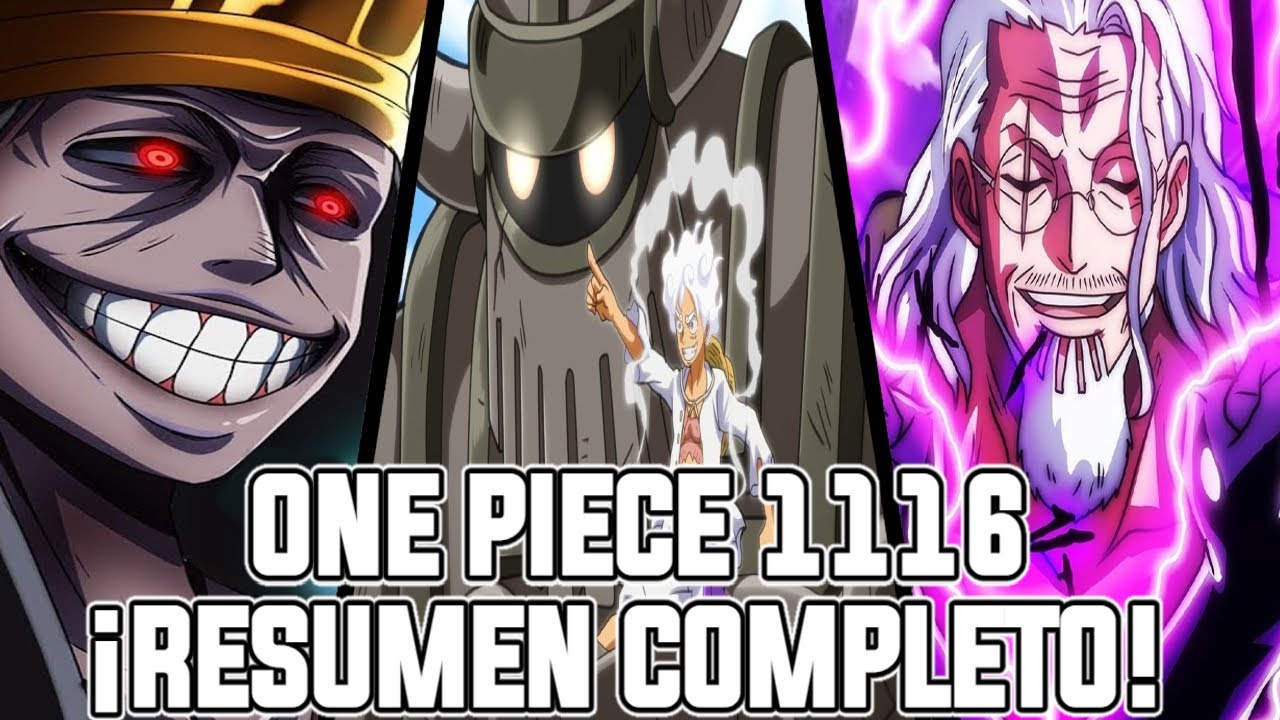 ONE PIECE CAPITULO 1116 (RESUMEN COMPLETO) | LUFFY SE UNE AL ROBOT