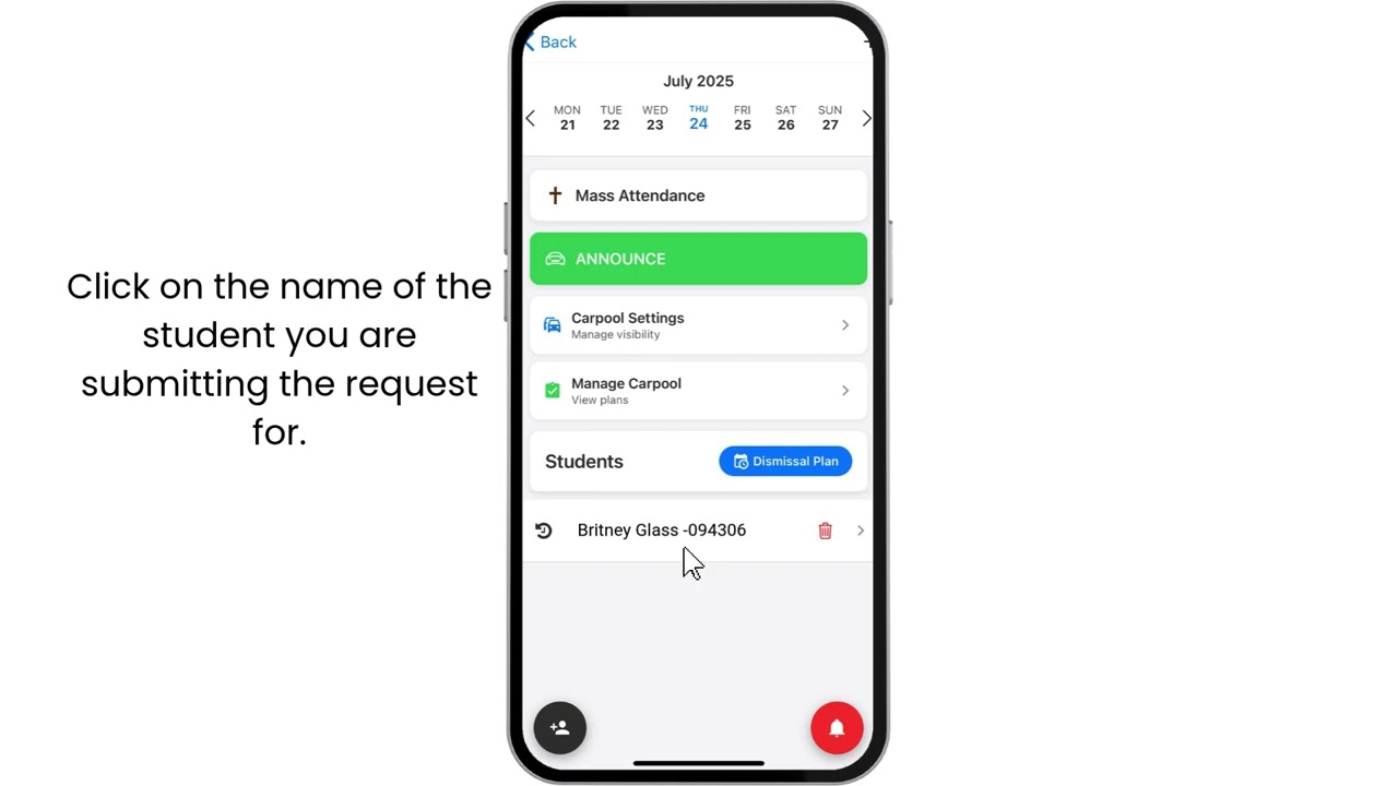 Parent App  Reporting An Absence 1