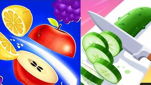 Perfect Slices - All Levels Gameplay Android, ios (Levels 1-6)