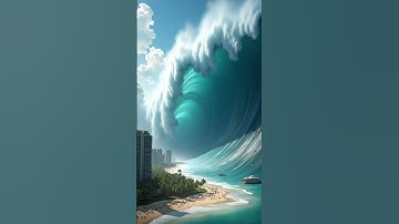 Big waves 🌊 #ai #shark #shortvideo #horror #scary #aiart #sea #waves