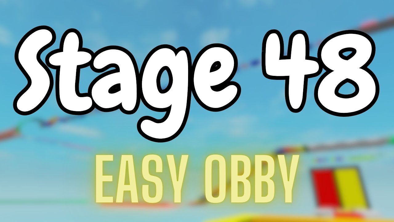 Completed Stage 48 | Roblox Easy Obby - YouTube