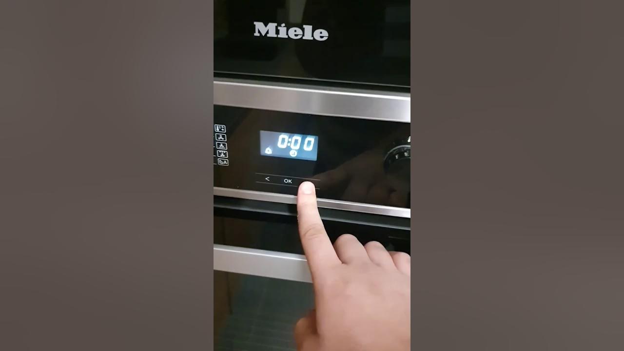How to set up clock Miele Oven Easy YouTube
