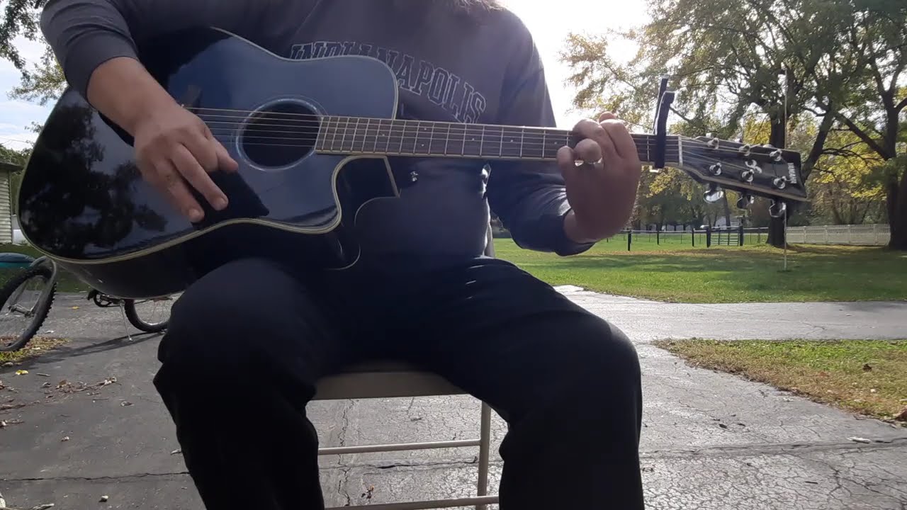 BROKEN HALOS by Chris Stapleton acoustic guitar lesson 