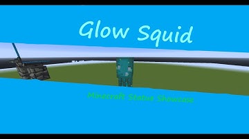 Glow Squid Statue Showcase