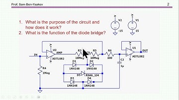 Analog electronics riddle