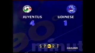 1999-00 (3a - 19-09-1999) Juventus-Udinese 4-1 Servizio 90°Minuto Rai1