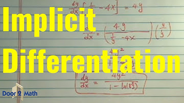 USING IMPLICIT DIFFERENTIATION to Find dy/dx If ln(8y)=4xy | Calculus