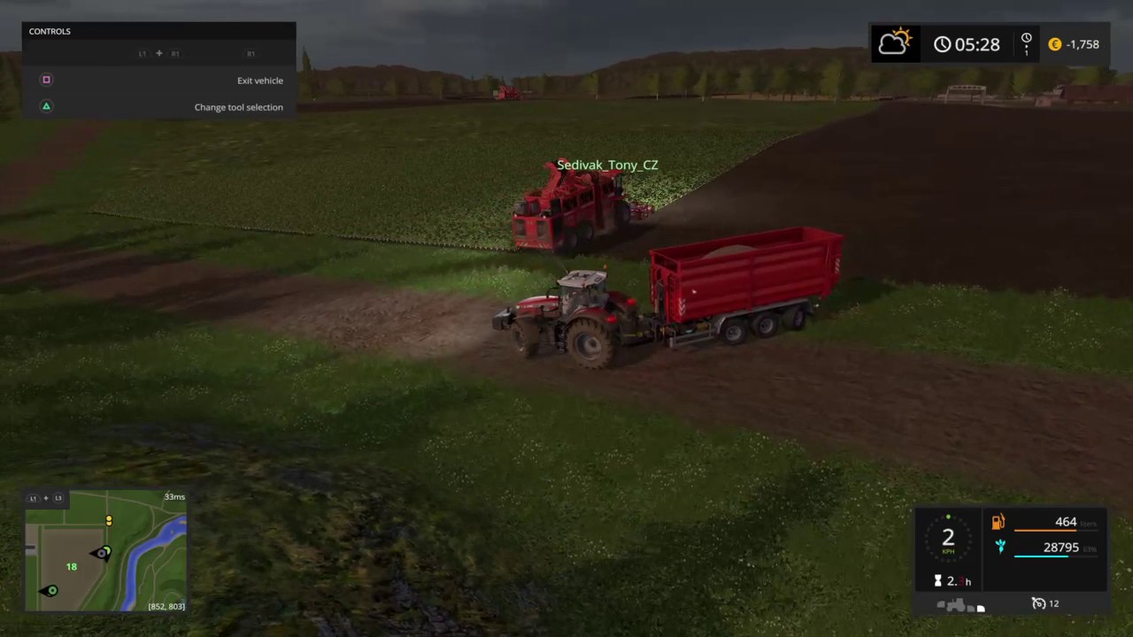 Farming Simulator 2017 PS4 - Sklizeň řepy - YouTube
