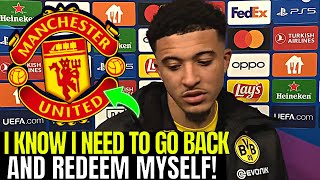 🚨SHOCKING! NO ONE COULD IMAGINE THIS FROM SANCHO! MAN UTD URGENT NEWS