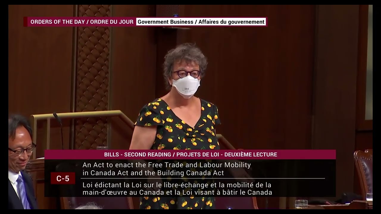 Senator Simons speaks to Bill C-5, the Building Canada Act.