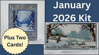 Unboxing & 2 Card Tutorials: Simon Says Stamp Jan 2026 Kit "The Small Things"