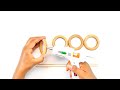 DIY Basket with wooden rings - Ecobrisa DIY