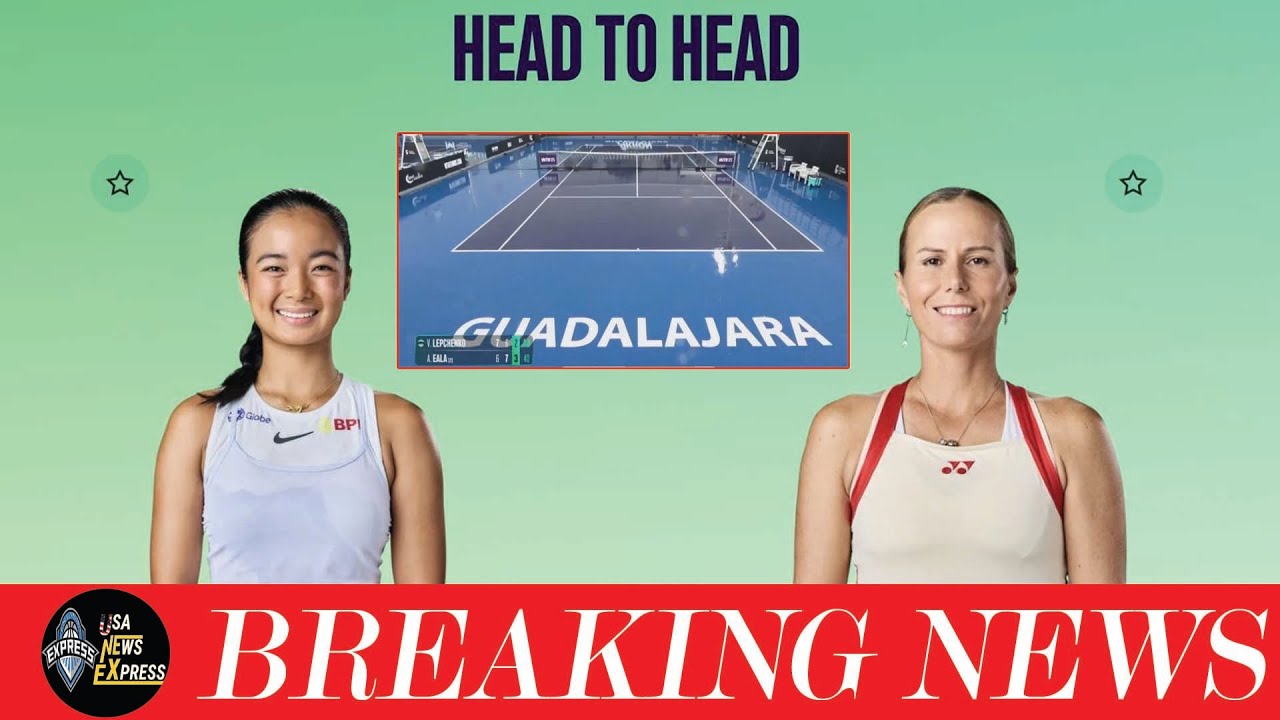 LIVE UPDATES : Rain delays Alex Eala’s comeback attempt vs Varvara Lepchenko at Guadalajara Open