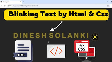Blinking Text by Html & CSS #trend #viral#coading#computerscience #htmltutorial#css#htmlcss🧑‍💻